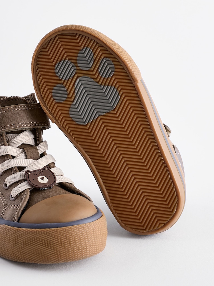 Buy Brown Bear Touch Fastening Bumptoe Trainers from the Next UK