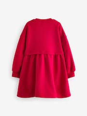 Baker by Ted Baker 100% Cotton Embossed Branded Sweat Dress - Image 7 of 9
