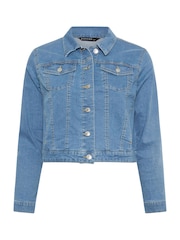 Evans Stretch Denim Jacket - Image 5 of 5