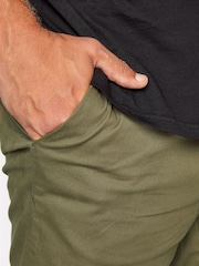 BadRhino Big & Tall Green Stretch Chino Trousers - Image 3 of 3