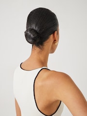 Hush Natural Acher Ribbed Knitted Vest - Image 4 of 5