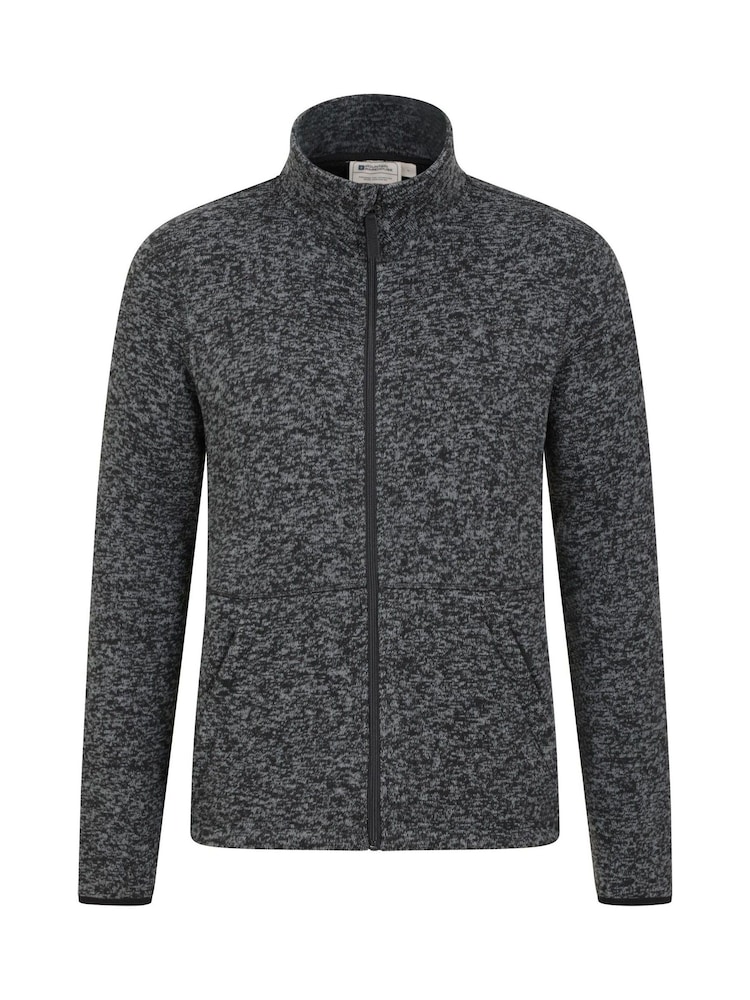 Mountain Warehouse Black Mens Idris II Full-Zip Fleece Jacket - Image 1 of 5