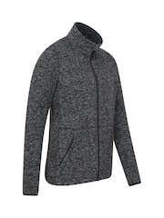 Mountain Warehouse Black Mens Idris II Full-Zip Fleece Jacket - Image 2 of 5