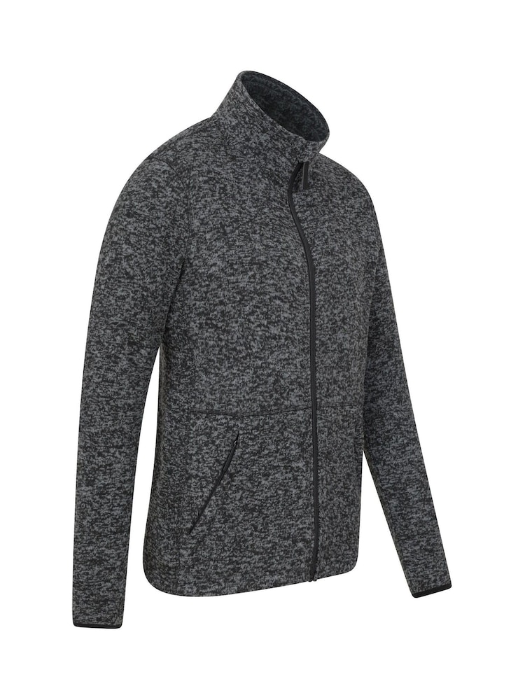 Mountain Warehouse Black Mens Idris II Full-Zip Fleece Jacket - Image 2 of 5