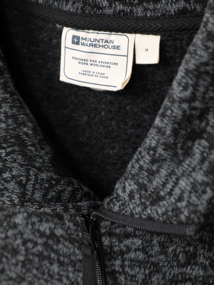 Mountain Warehouse Black Mens Idris II Full-Zip Fleece Jacket - Image 5 of 5