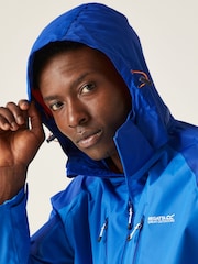 Regatta Blue Waterproof Calderdale V Waterproof Jacket - Image 4 of 9