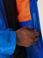 Regatta Blue Waterproof Calderdale V Waterproof Jacket - Image 6 of 9