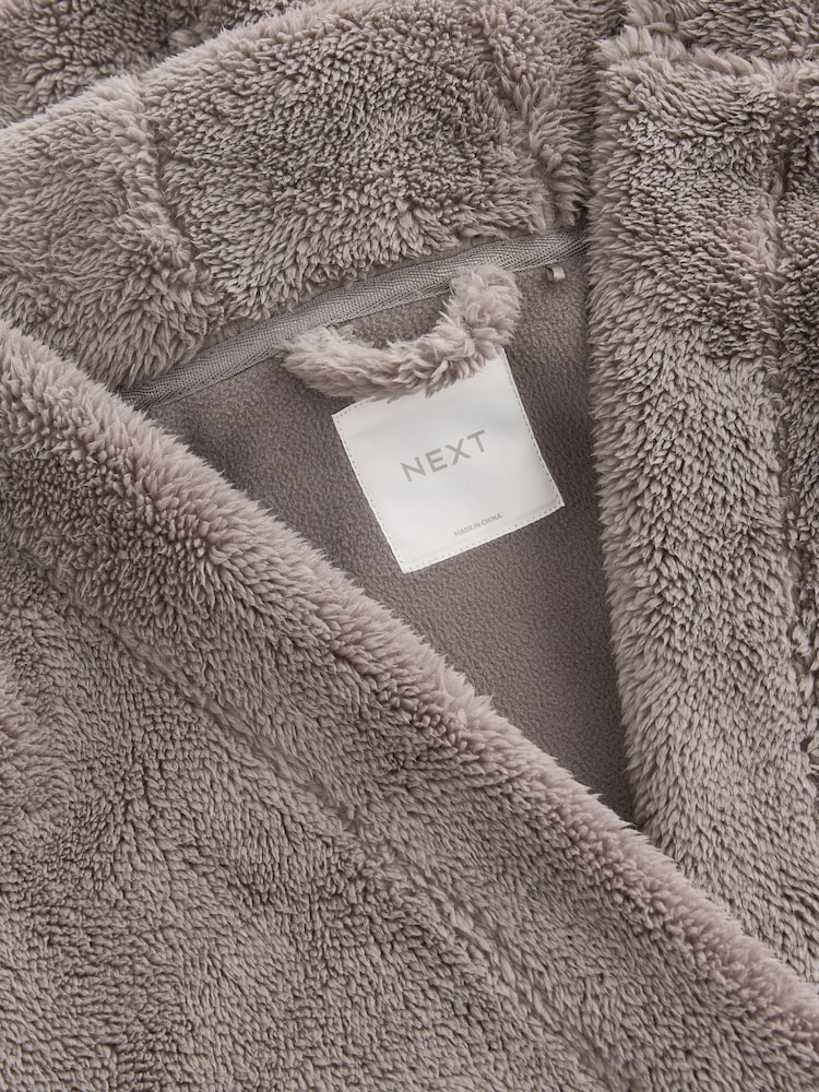 Neutral Fleece Robe (1.5-16yrs) - Image 4 of 5
