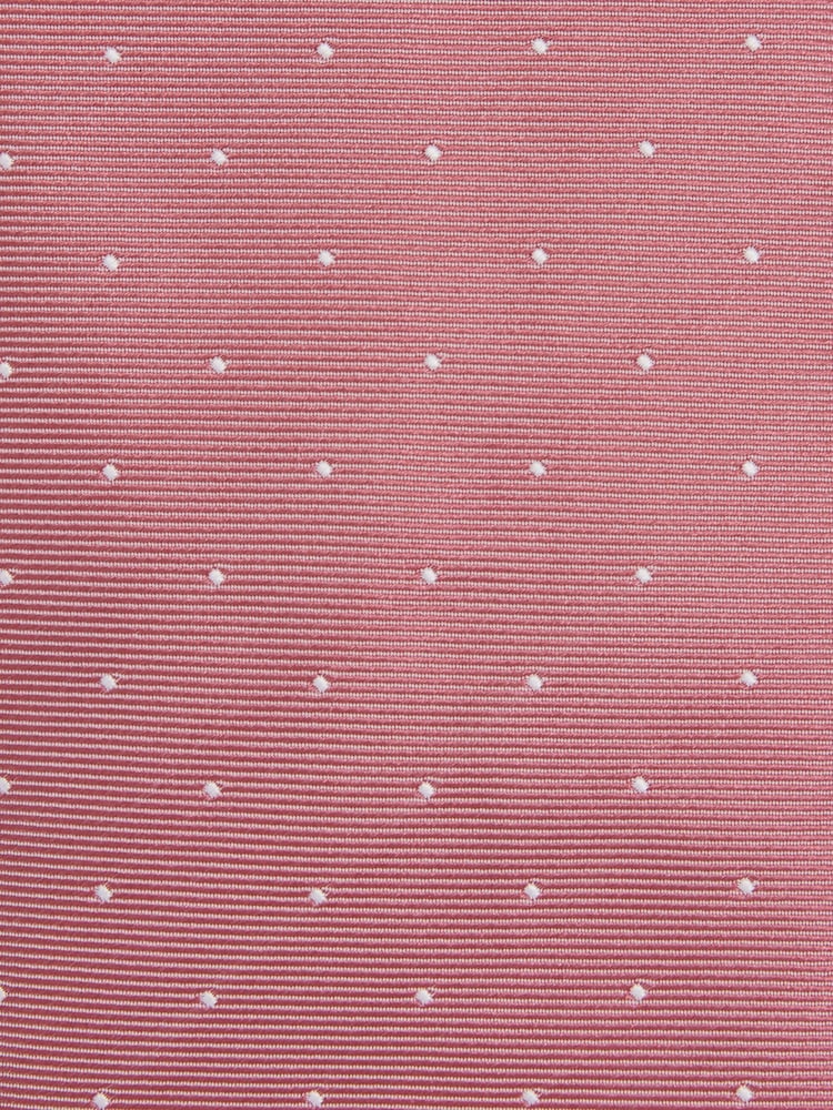 Reiss Dark Pink Liam Silk Polka Dot Tie - Image 5 of 5