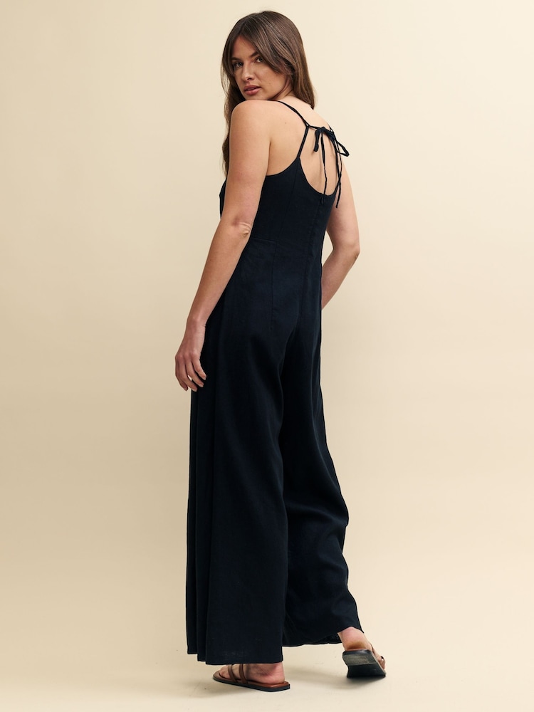 Nobody's Child Black Maryana Jumpsuit - Image 1 of 2