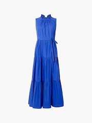 French Connection Blue Era Poplin Midi Dress - Image 4 of 4