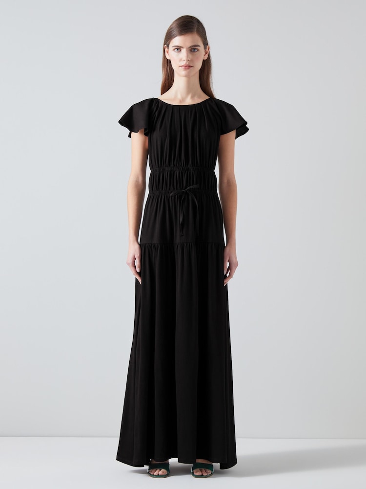 LK Bennett Cotton Lenzing™ EcoVero™ Viscose Carla Maxi Dress - Bild 1 von 3 LK Bennett Cotton Lenzing™ EcoVero™ Viscose Carla Maxi Dress - Bild 1 von 3