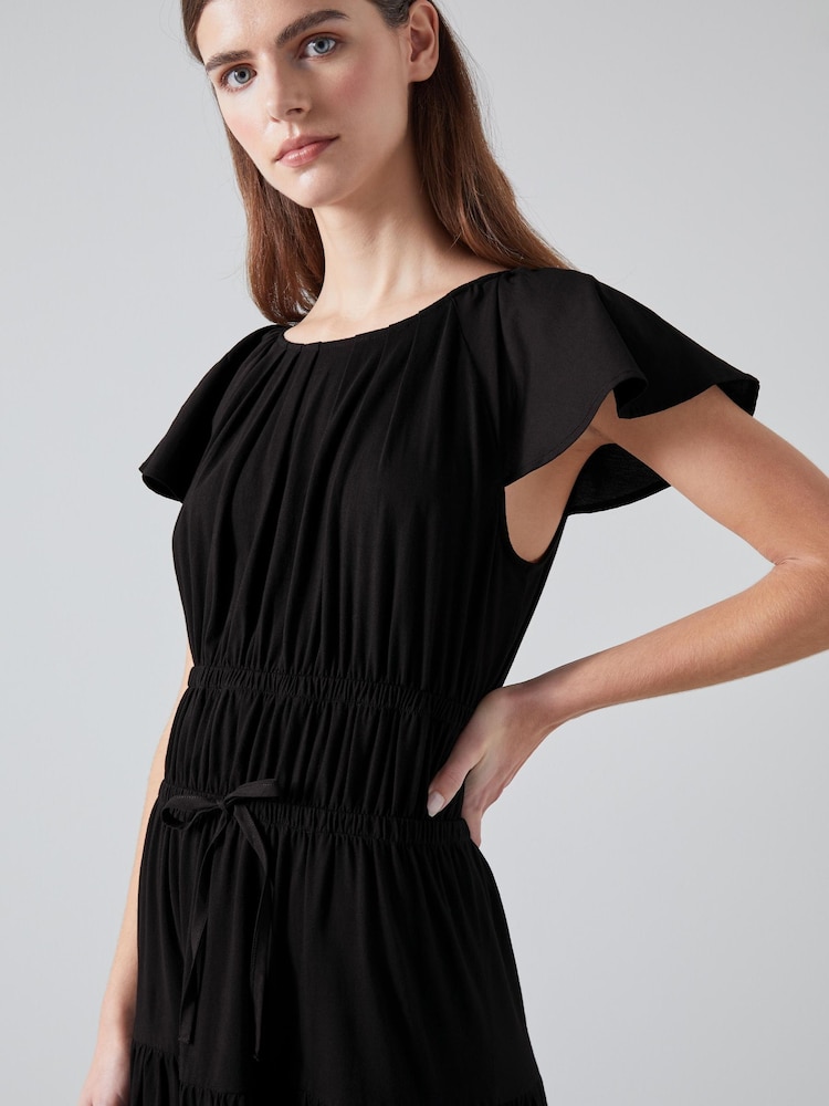 LK Bennett Cotton Lenzing™ EcoVero™ Viscose Carla Maxi Dress - Bild 3 von 3 LK Bennett Cotton Lenzing™ EcoVero™ Viscose Carla Maxi Dress - Bild 3 von 3