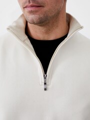 French Connection Natural Funnel Neck Sweatshirt - Image 3 of 3