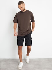 Threadbare хлопковые шорты-карго в стиле милитари - Изображение 5 из 5