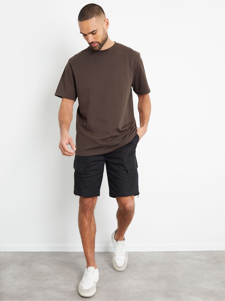 Threadbare хлопковые шорты-карго в стиле милитари - Изображение 5 из 5