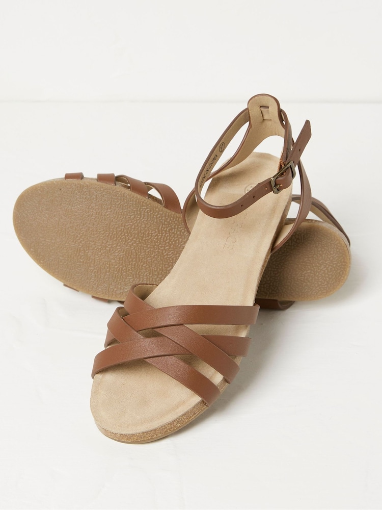 FatFace Beth Natural Sandals - Image 2 of 3