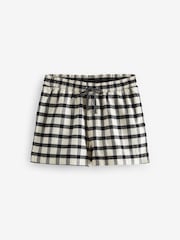 Black/White 100% Cotton Short Set Pyjamas 2 Pack - Image 10 of 12