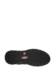 Skechers Black Womens Work: Sure Track Jixie Slip Resistant Stretch Lace Trainers - Image 2 of 4