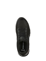 Skechers Black Womens Work: Sure Track Jixie Slip Resistant Stretch Lace Trainers - Image 4 of 4