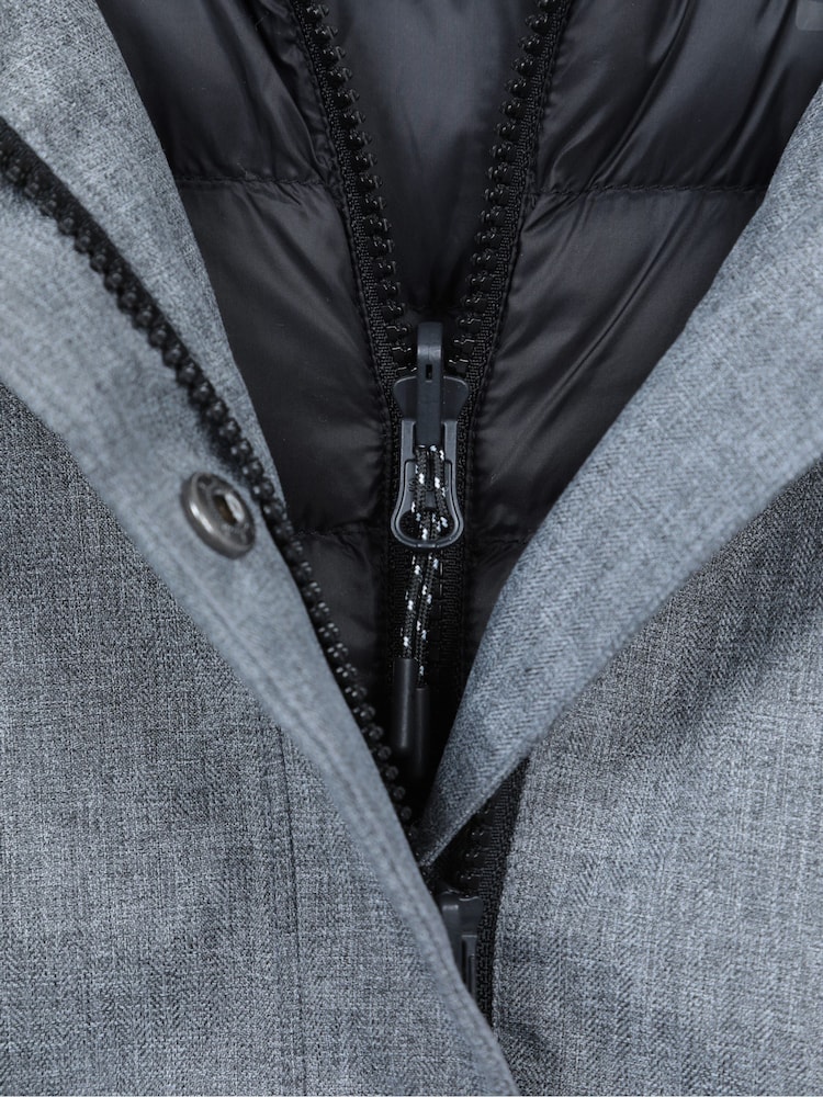 Mountain Warehouse Grey Womens Alaskan 3-In-1 Waterproof Long Coat - Image 6 of 6