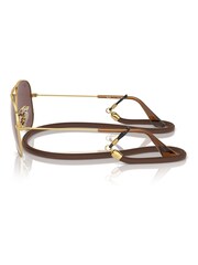 Ray-Ban Junior Gold Tone Rj9506S Pilot Sunglasses - Image 5 of 6