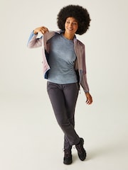 Regatta Blue Light Womens Yare IX Full Zip Fleece Jacket - Image 1 of 7