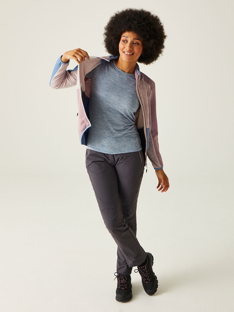Regatta Blue Light Womens Yare IX Full Zip Fleece Jacket - Image 1 of 7