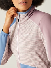 Regatta Blue Light Womens Yare IX Full Zip Fleece Jacket - Image 4 of 7