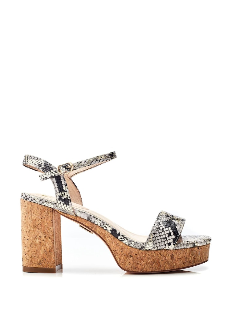 Animal - Moda in Pelle Lysha Two Part Cork Platform Sandals - Imagen 1 de 4 Animal - Moda in Pelle Lysha Two Part Cork Platform Sandals - Imagen 1 de 4
