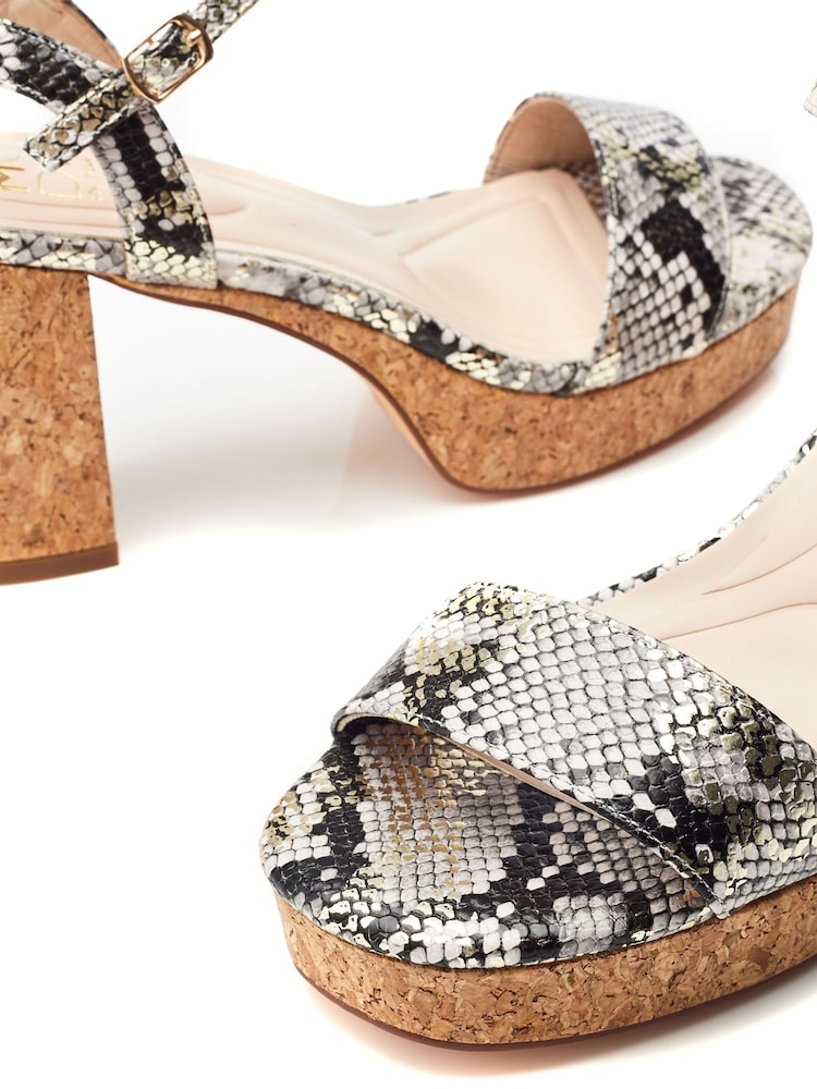 Animal - Moda in Pelle Lysha Two Part Cork Platform Sandals - Imagen 4 de 4 Animal - Moda in Pelle Lysha Two Part Cork Platform Sandals - Imagen 4 de 4