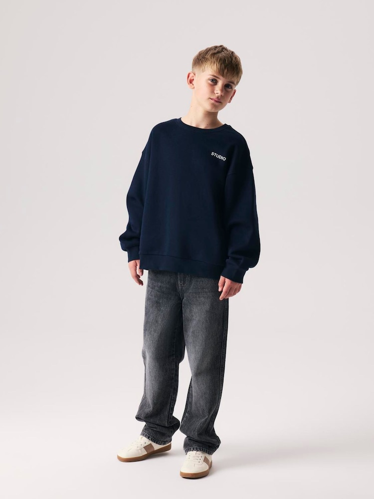Name It Grey Loose Fit Jeans - Image 2 of 5