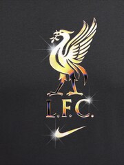 Nike Black Liverpool FC Crest T-Shirt - Image 5 of 5