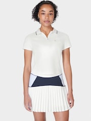 Sweaty Betty White Power Match Point Tennis T-Shirt - Image 1 of 7