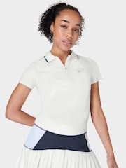 Sweaty Betty White Power Match Point Tennis T-Shirt - Image 3 of 7