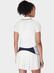 Sweaty Betty White Power Match Point Tennis T-Shirt - Image 4 of 7