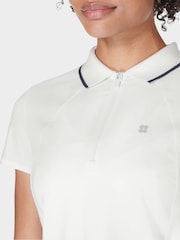 Sweaty Betty White Power Match Point Tennis T-Shirt - Image 5 of 7