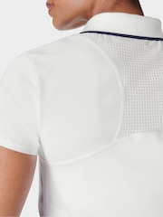 Sweaty Betty White Power Match Point Tennis T-Shirt - Image 6 of 7