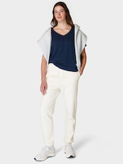Sweaty Betty Navy Blue Essential V-Neck T-Shirt - Image 4 of 7