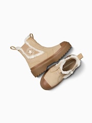 Converse Brown Chuck Taylor Junior Suede Fleece Lined Lugged Chelsea Boots - Image 11 of 12