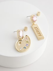 Cath Kidston Gold Tone Art Palette Earrings - Image 3 of 7