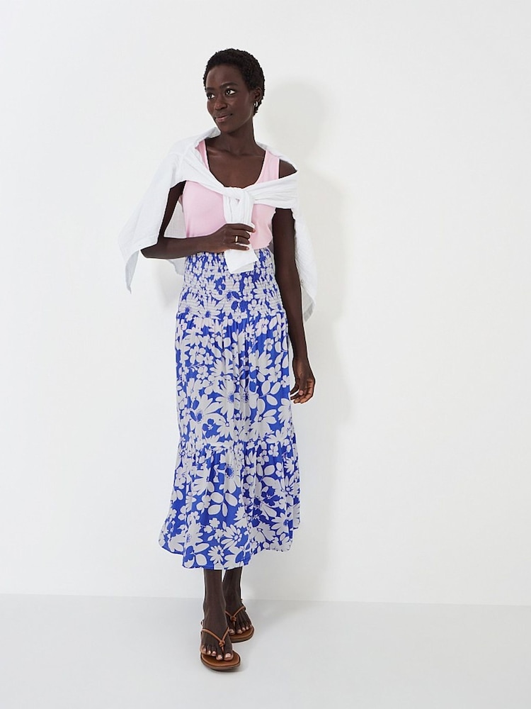Crew Clothing Blue Crinkle Beach Dress - Image 2 of 5