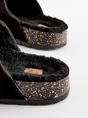 Black Buckle Mule Slippers - Image 6 of 7