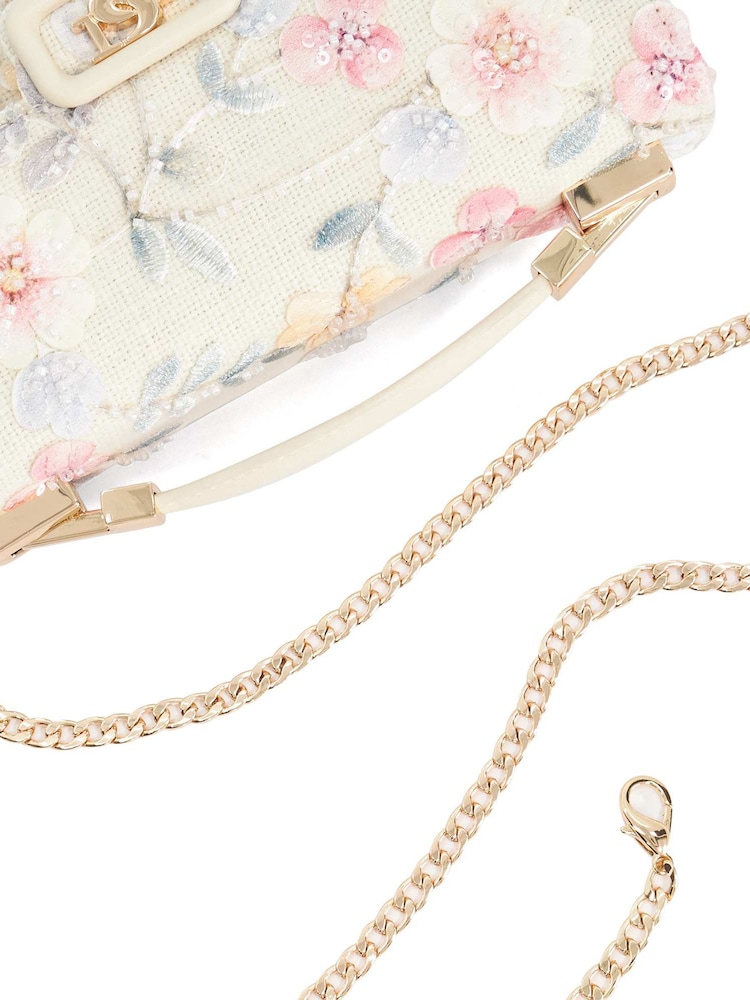 Dune London Off White Skilled Top Handle Micro Bag - Image 6 of 6 Dune London Off White Skilled Top Handle Micro Bag - Image 6 of 6