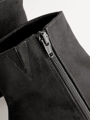 Preto - Forever Comfort® Bow Detail Skinny Heeled Boots - Imagem 2 de 3