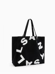 AllSaints Black Large Tierra Tote Bag - Image 3 of 5