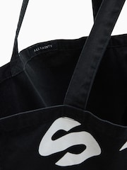 AllSaints Black Large Tierra Tote Bag - Image 5 of 5