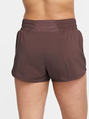 Nike Brown One Dri-FIT Mid Rise 3" Brief Lined Shorts - Image 2 of 5