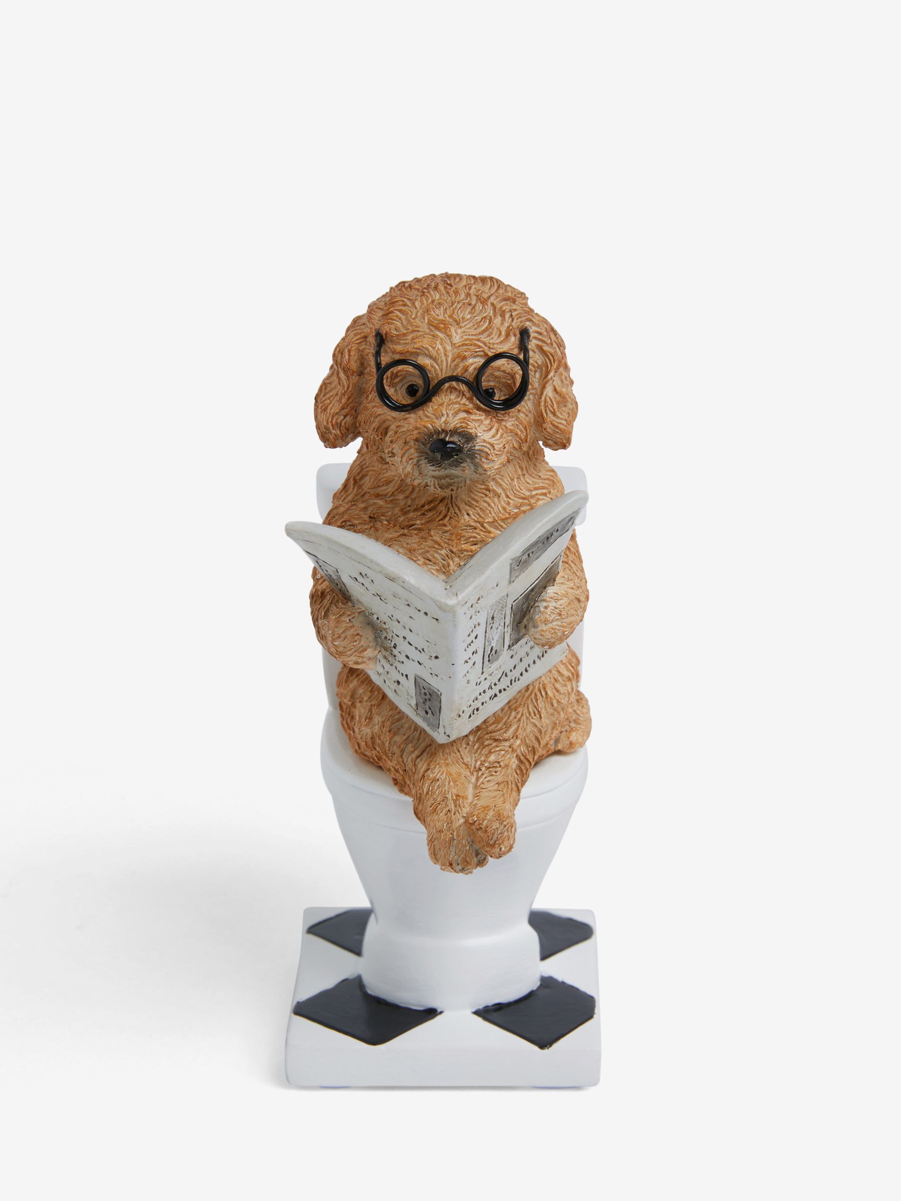 Buy Natural Charlie The Cockapoo Bathroom Toilet Ornament from the Next ...