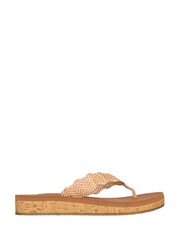 Skechers Beige Sandcomber Sandals - Image 1 of 5